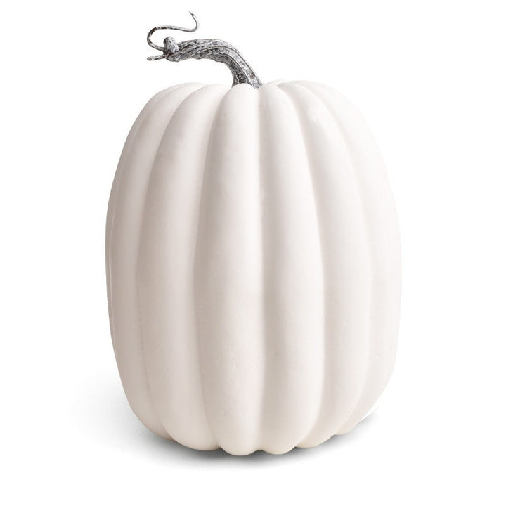 Dekorativer Keramik-Kürbis für Tisch- und Herbstdekoration mit glänzender Glasur