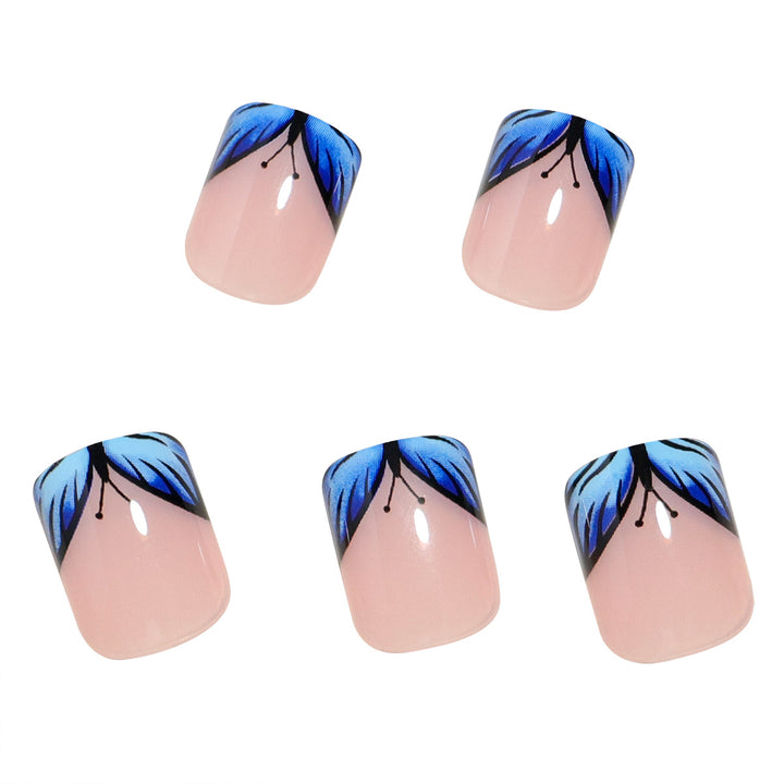 Premium Floral Design Press-On Nail Set Karnz