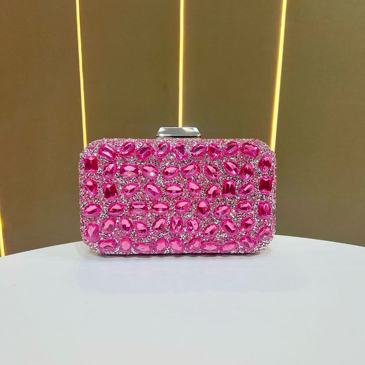 Glamouröse Bejeweled Abend Clutch