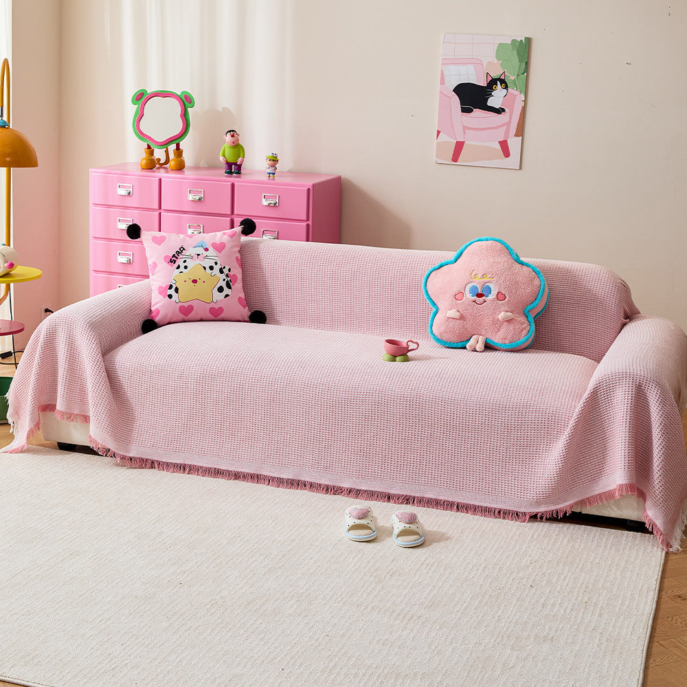 Weiche Gewebte Sofa Wurfdecke