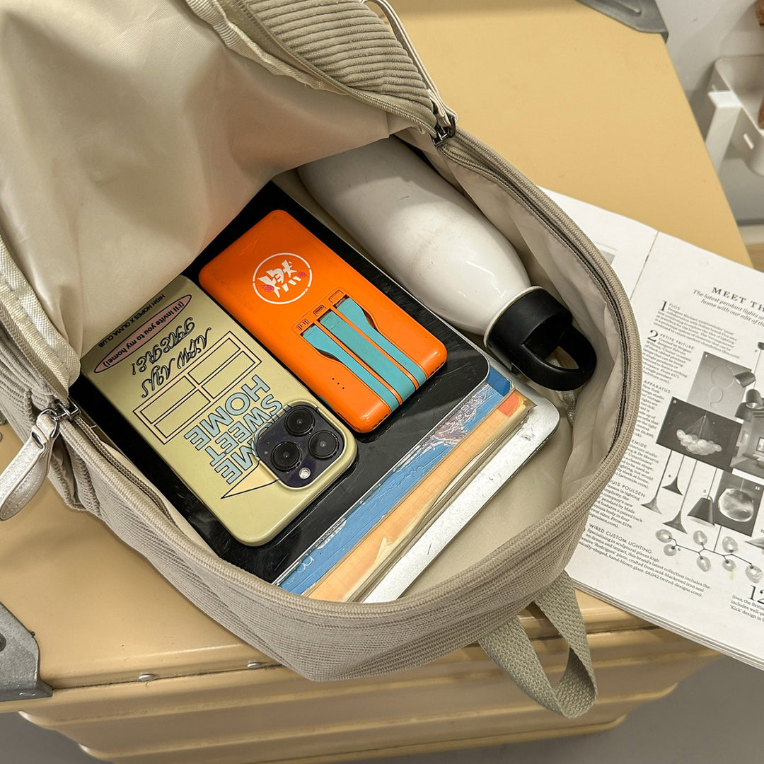 Rucksack mit Strukturiertem Design und Praktischen Frontfächern Karnz