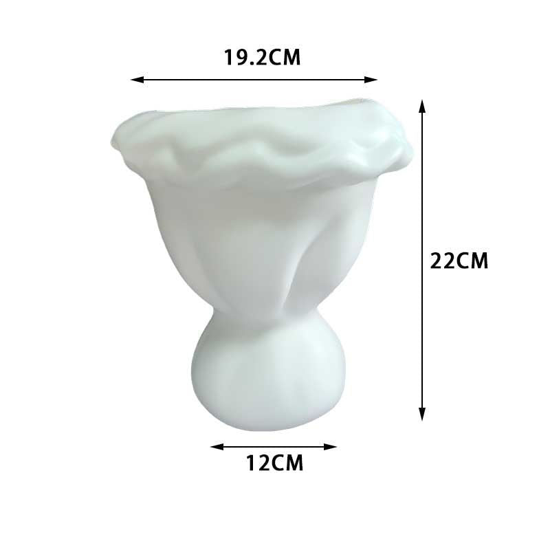 Elegant Moderner dekorativer Blumentopf Karnz