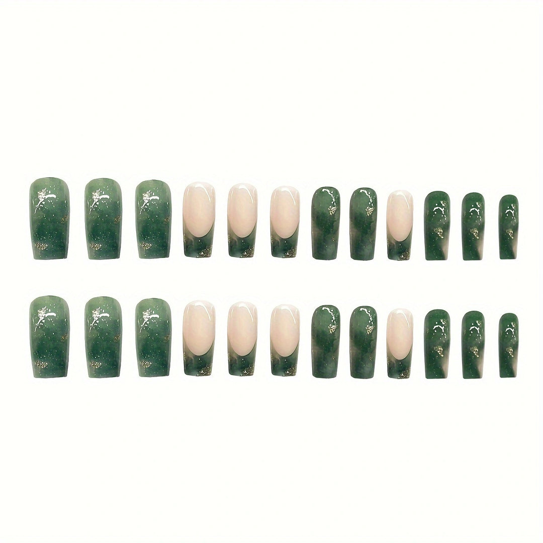Elegantes Press-On Nagelset Karnz