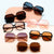 Damen elegante quadratische Sonnenbrille Karnz