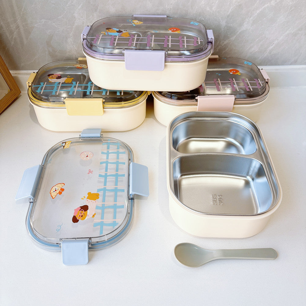 Spaß-Themen Doppelfach Lunchbox