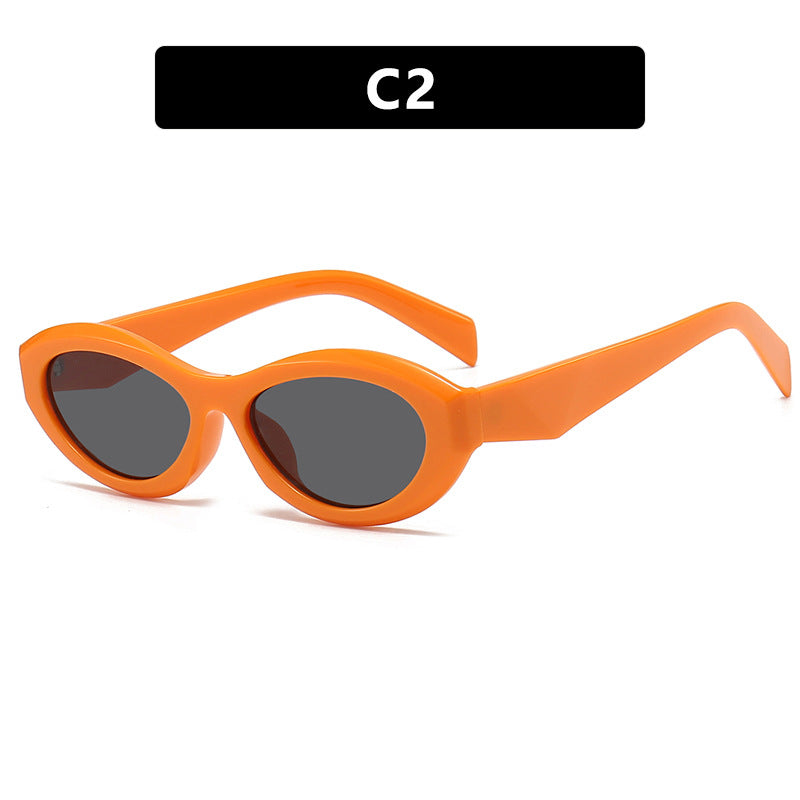 Damen elegante Cat-Eye Sonnenbrille mit schützendem UV-Filter und modischem Rahmen Karnz