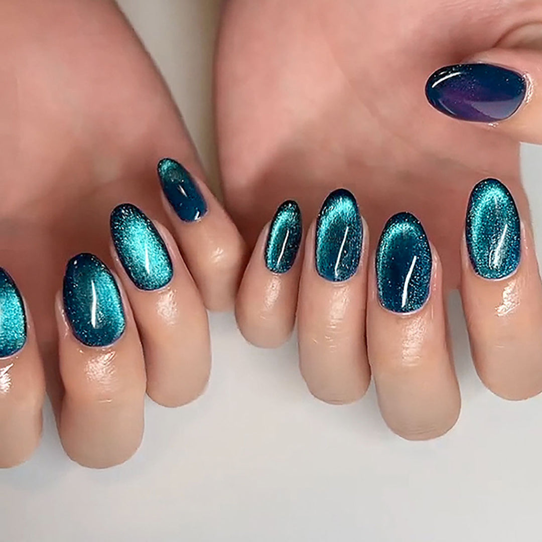 Glänzendes Press-On Nagelset
