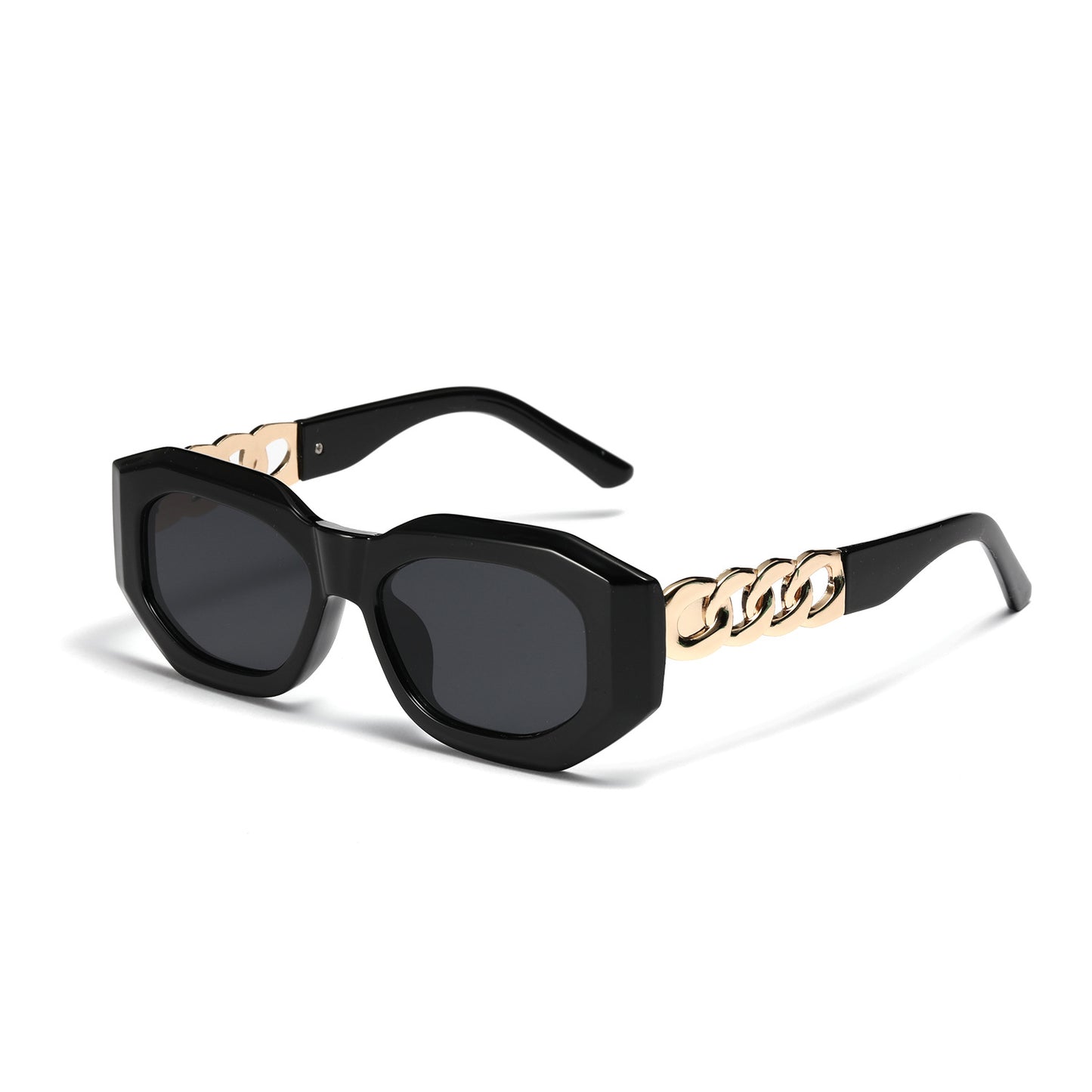 Damen modische Sonnenbrille mit luxuriösem Kettenrahmen Karnz