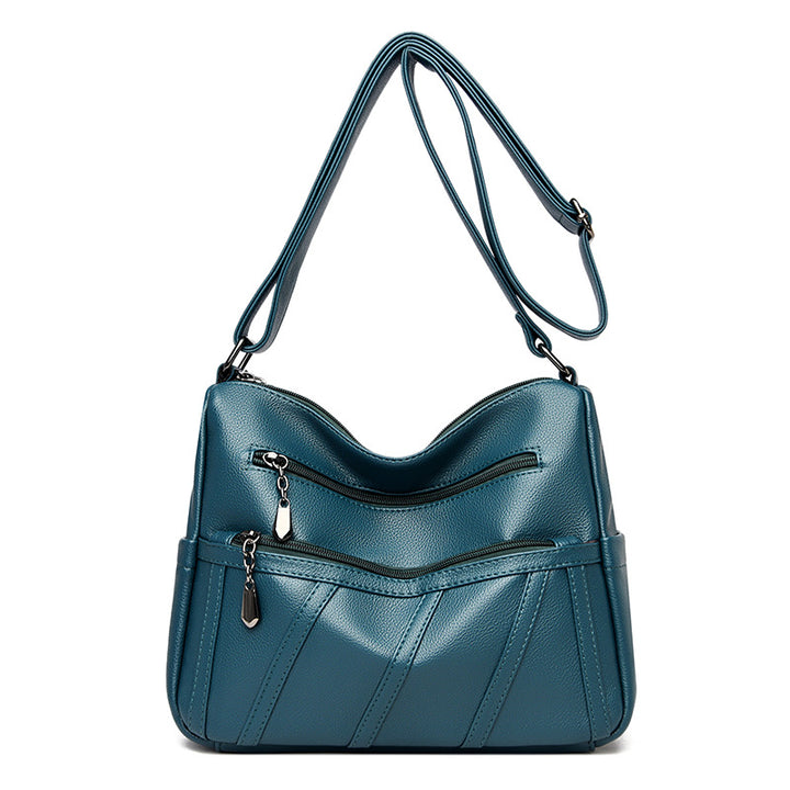 Elegante Schultertasche mit Reißverschlussdetails Karnz