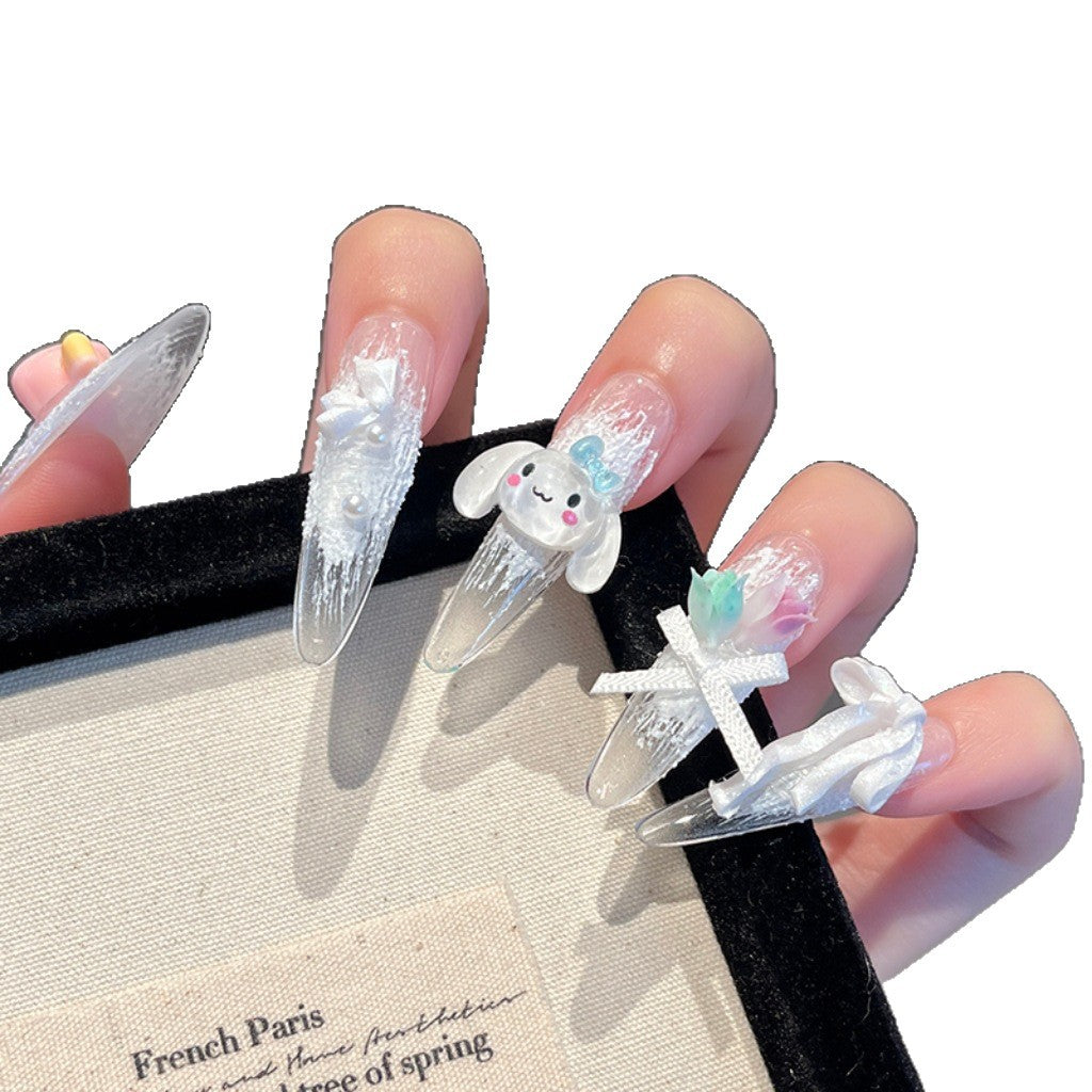 Kreative 3D Themen Press-On Nagelkunst Karnz