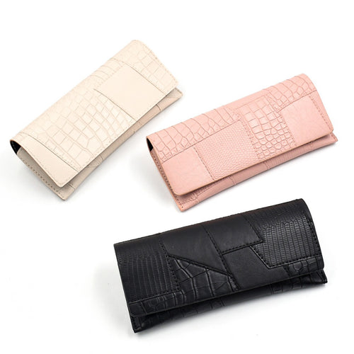 Luxus Krokodilleder Prägung Clutch Geldbörse Karnz