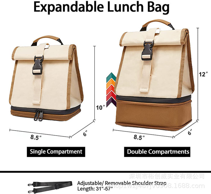 Isolierte Lunch-Kühltasche Rucksack Karnz