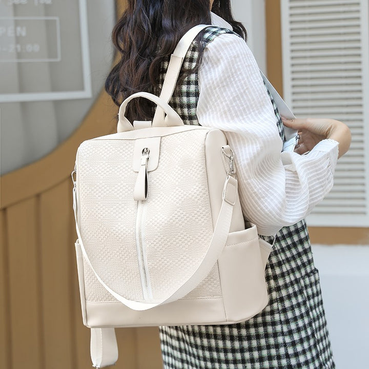 Texturierte Mehrfachtaschen-Rucksack Karnz