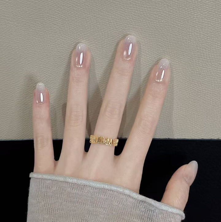 Elegante Schutz-Fake-Nagelverlängerungen Karnz