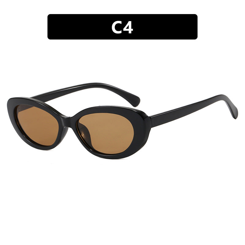 Damen modische Cat-Eye Sonnenbrille mit UV-Schutz und elegantem Rahmen Karnz
