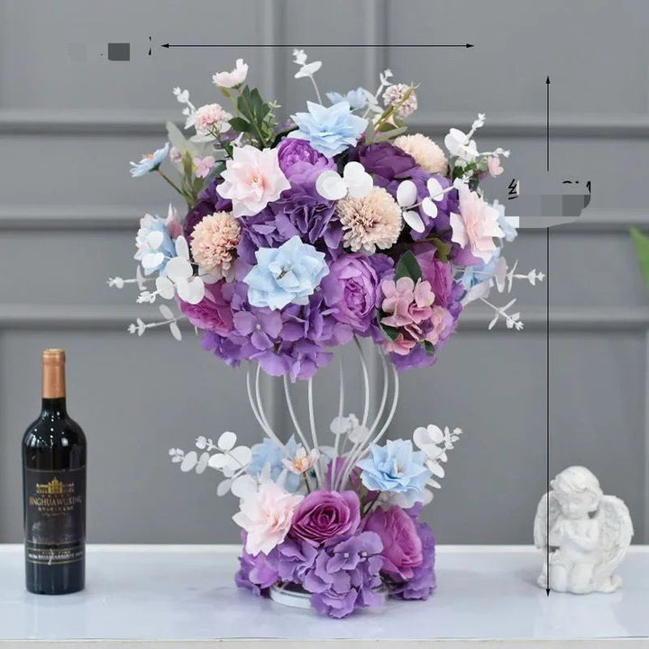 Elegante dekorative florale Tischdekoration