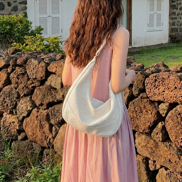 WoWoven Texturierte Hobo-Handtasche Karnz