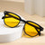 Damen modische Sonnenbrille mit auffälligem Rahmen und polarisierten Gläsern Karnz
