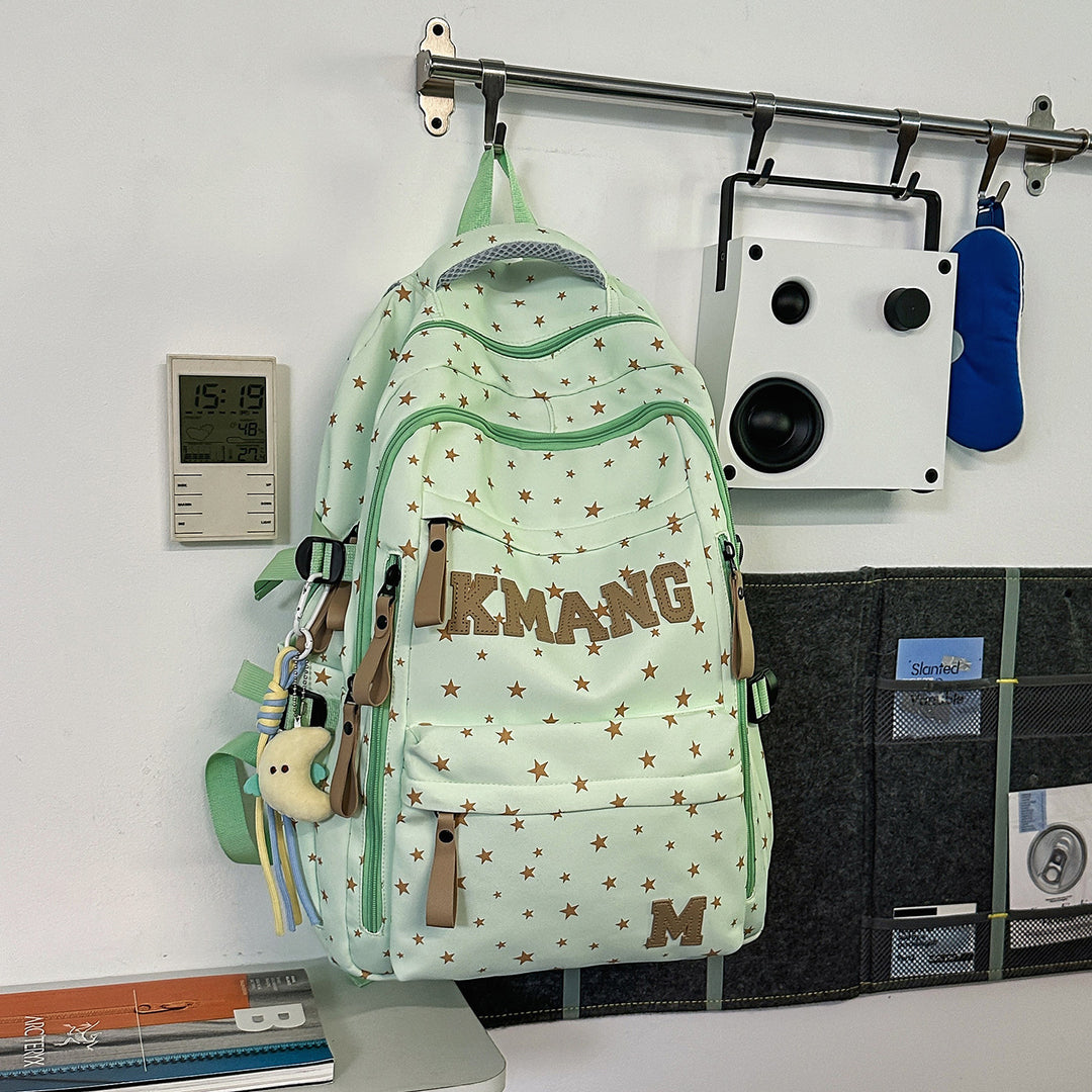 Trendiger Sternmuster-Rucksack Karnz