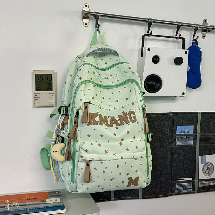 Trendiger Sternmuster-Rucksack Karnz