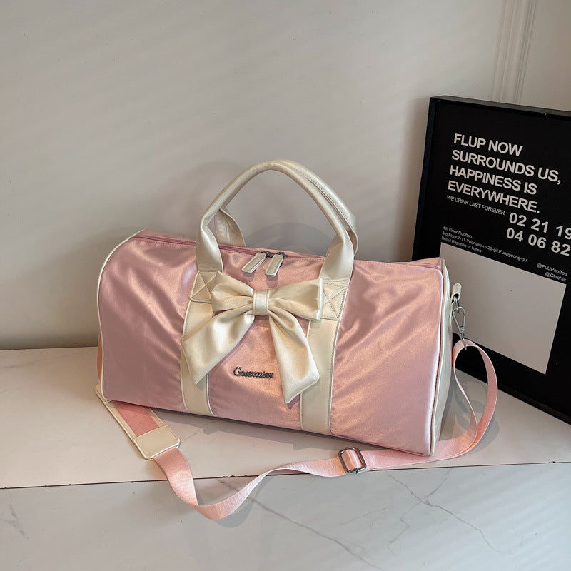Elegante Schleifen-Akzent Duffel-Tasche Karnz