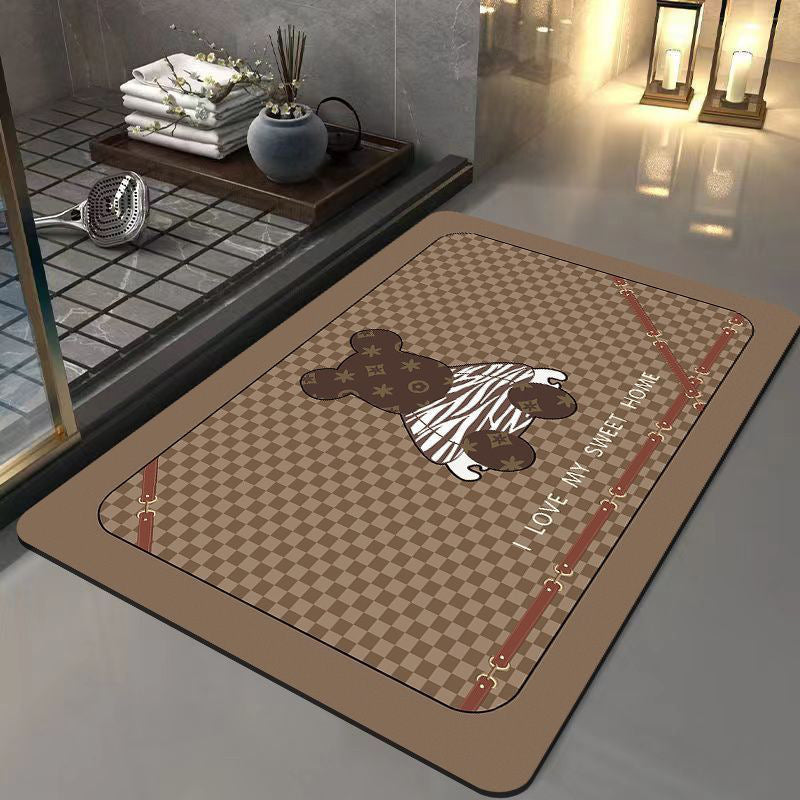 Luxuriöse abstrakte Design-Badematte