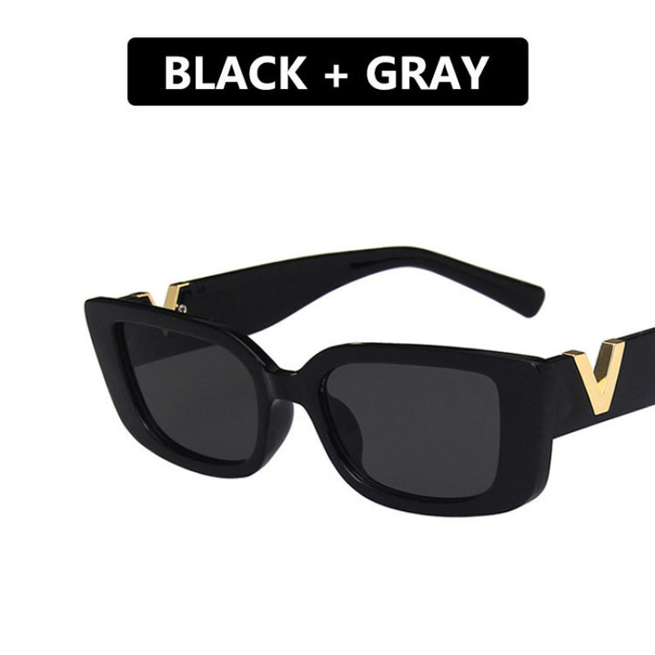Damen elegant geschnittene Sonnenbrille im modernen Design Karnz