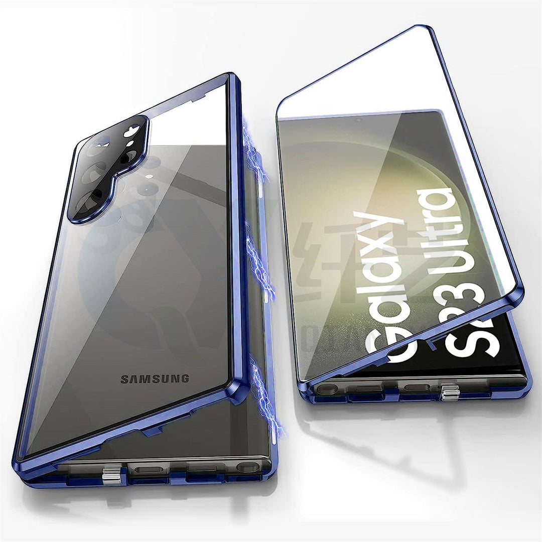 Sandsberg | Magnetische Samsung-Glashülle | Doppelseitiges Gehärtetes Glas