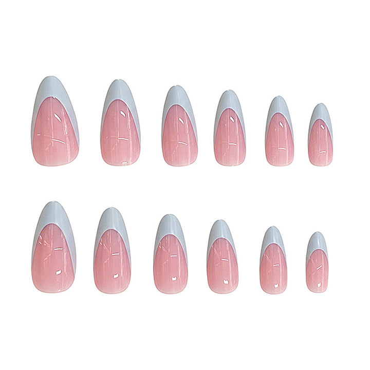 Elegante Stiletto Druck-Nagelspitzen Karnz