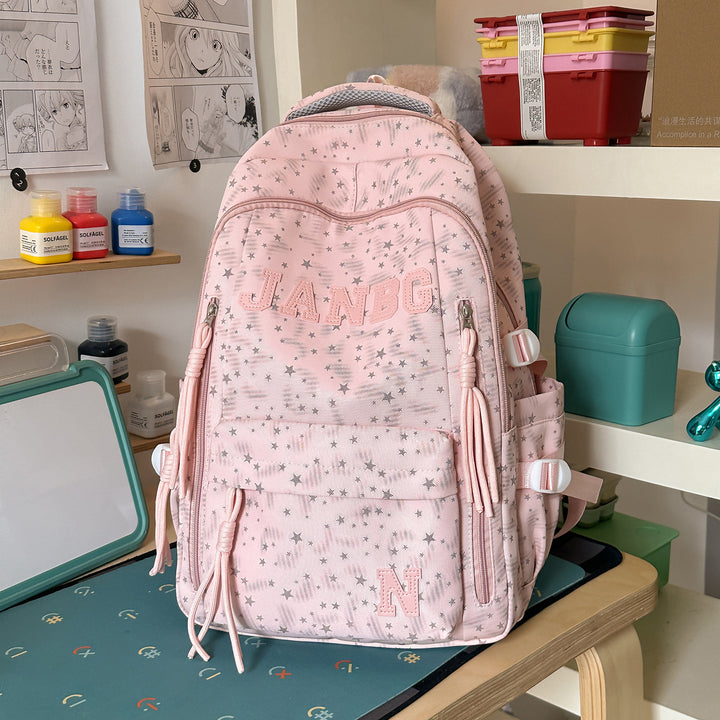 Stylischer Rucksack mit Sternmuster Karnz