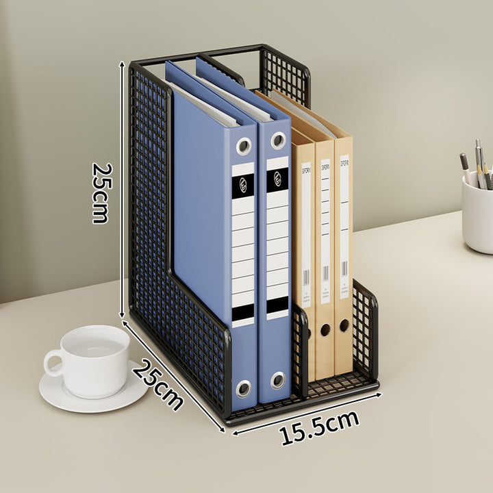 Modular Mesh-Schreibtisch-Datei- und Ordner-Organizer mit verstellbaren Trennwänden