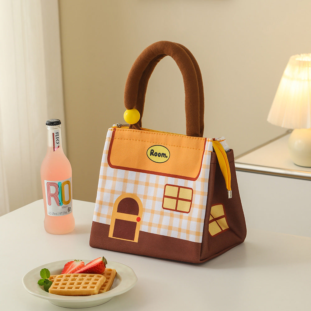 Niedliche hausförmige Lunch Tasche Karnz