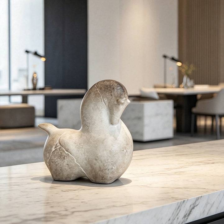 Abstrakte dekorative Vogelskulptur