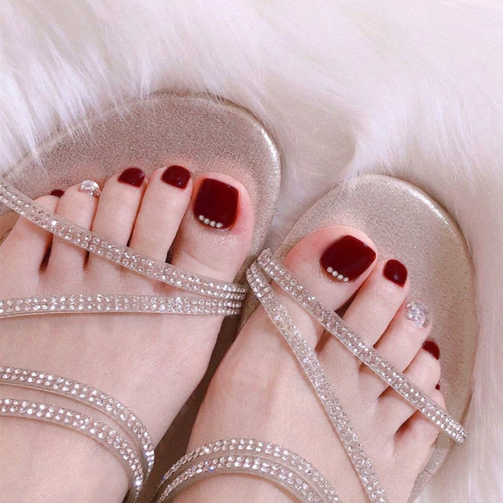 Elegante mit Strass verziert Flip-Flops