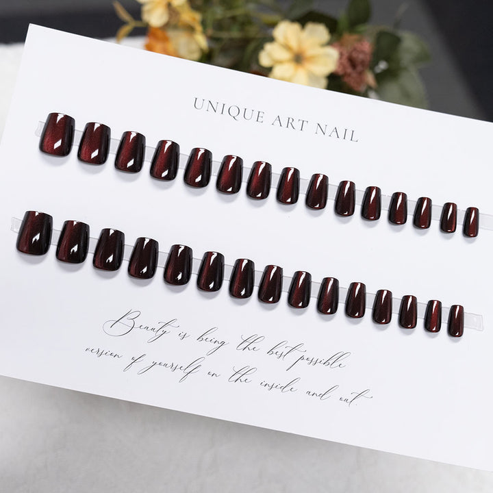 Glänzendes Acryl Press-On Nagel Set