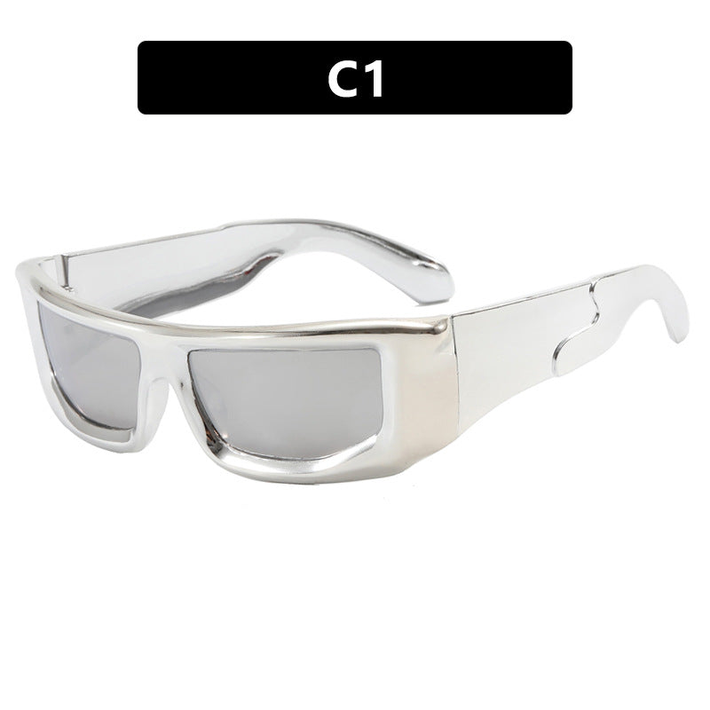 Damen sportliche Sonnenbrille mit modernem, robustem Design und UV-Schutz Karnz