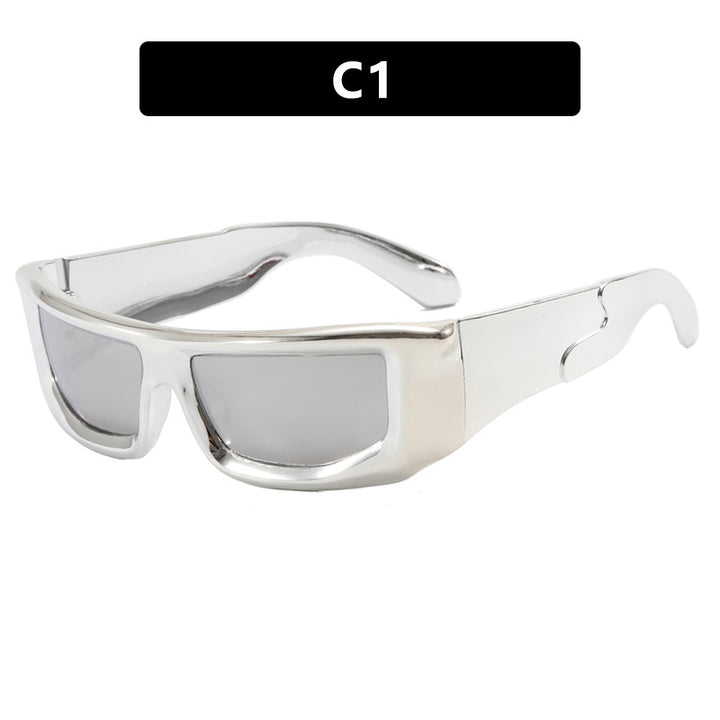 Damen sportliche Sonnenbrille mit modernem, robustem Design und UV-Schutz Karnz