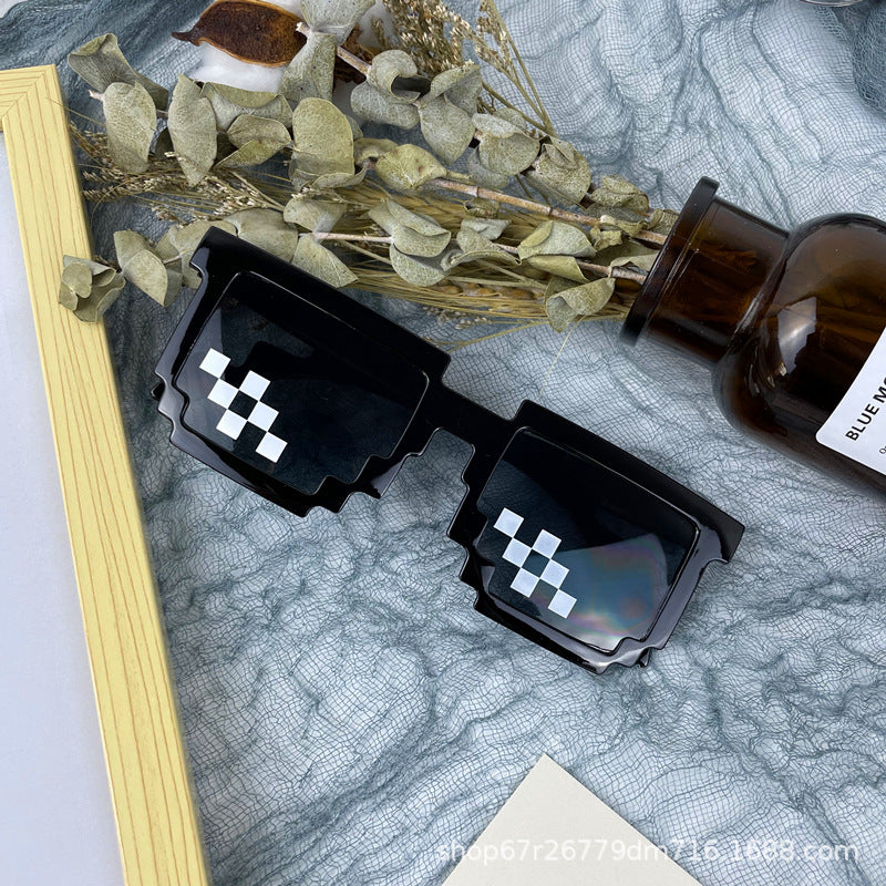 Fette geometrische Shield-Sonnenbrille Karnz