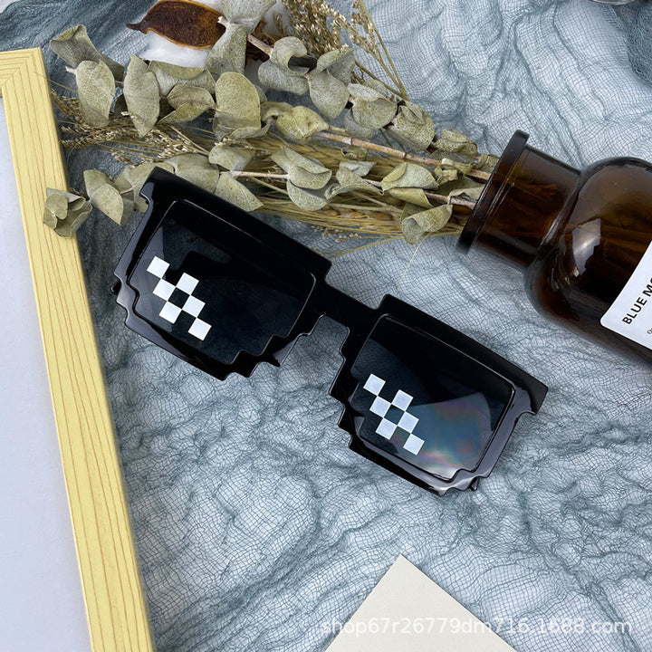 Fette geometrische Shield-Sonnenbrille Karnz