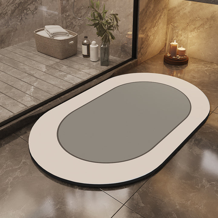 Moderne geometrische Badmatte