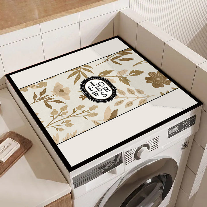 Vintage Floral Decorative Laundry Mat Karnz