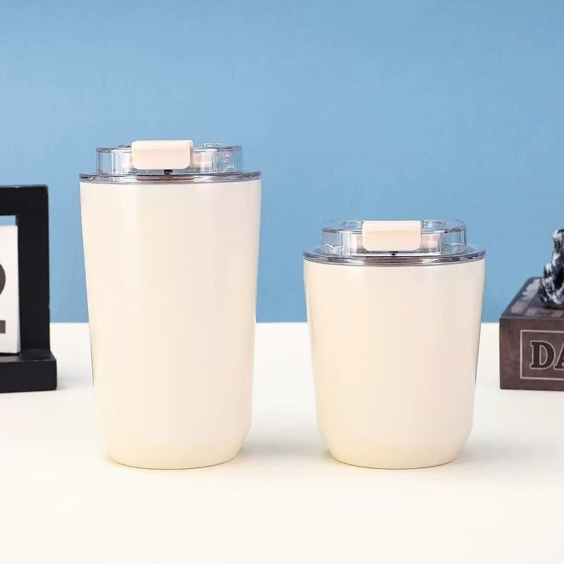 Damen Isolierte Kaffeetasse mit praktischem Drehverschluss Karnz