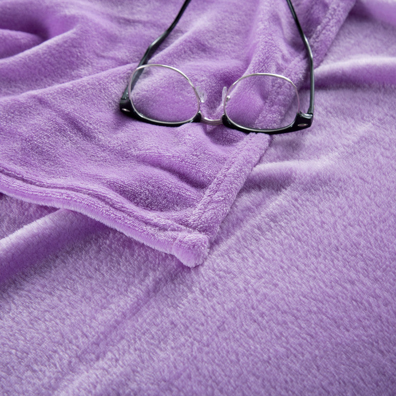 Luxuriöse weiche Samt-Wurfdecke
