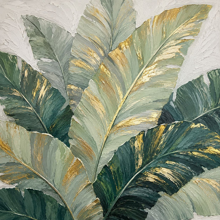Elegante Botanische Leinwand Wandkunst