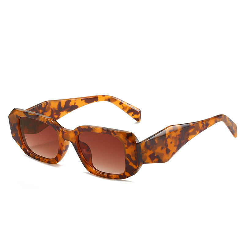 Damen extravagante Sonnenbrille im modernen Tortoise-Stil Karnz