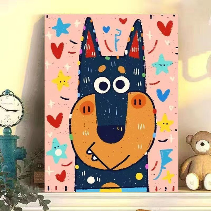 Verspielt Katzen-Themen Leinwand Wandkunst Karnz