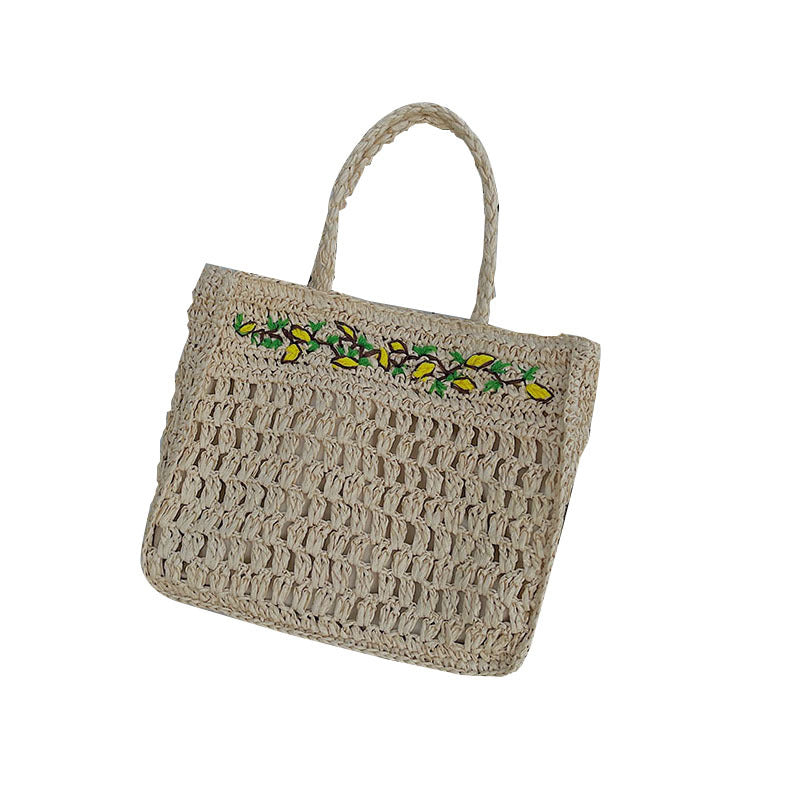 Damen handgefertigte Jute Tasche Karnz