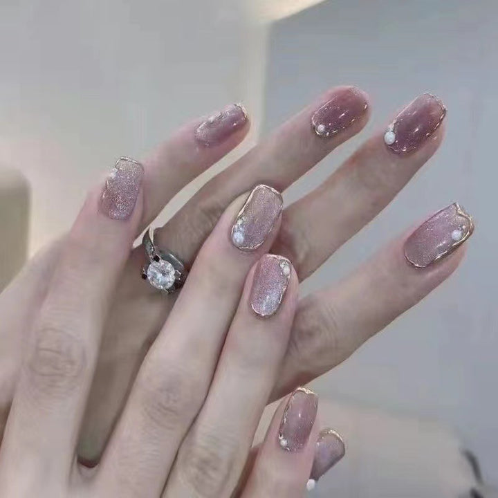 Glamouröse dekorative Drucknagel-Set
