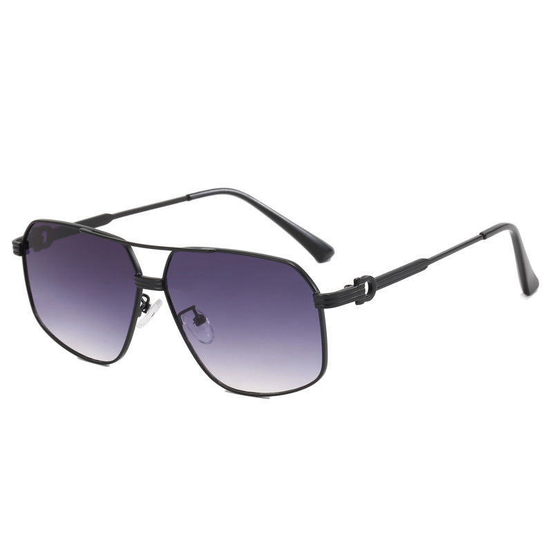 Damen stylische oversized Sonnenbrille mit diamantförmigem Rahmen Karnz