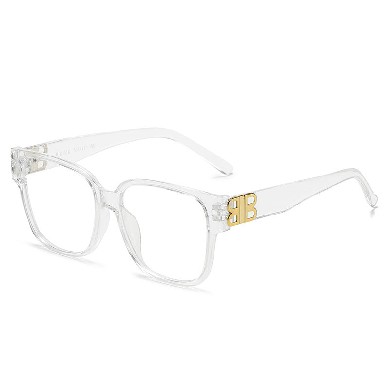 Damen modische quadratische Sonnenbrille mit elegantem Logo Karnz